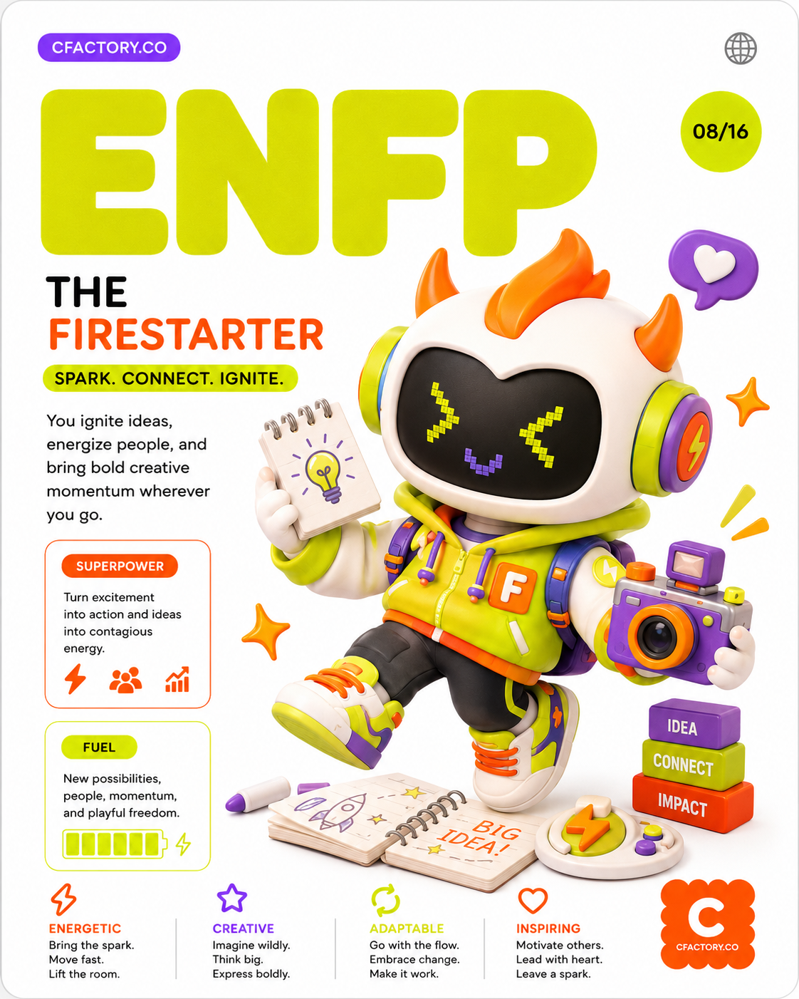 ENFP — The Firestarter
