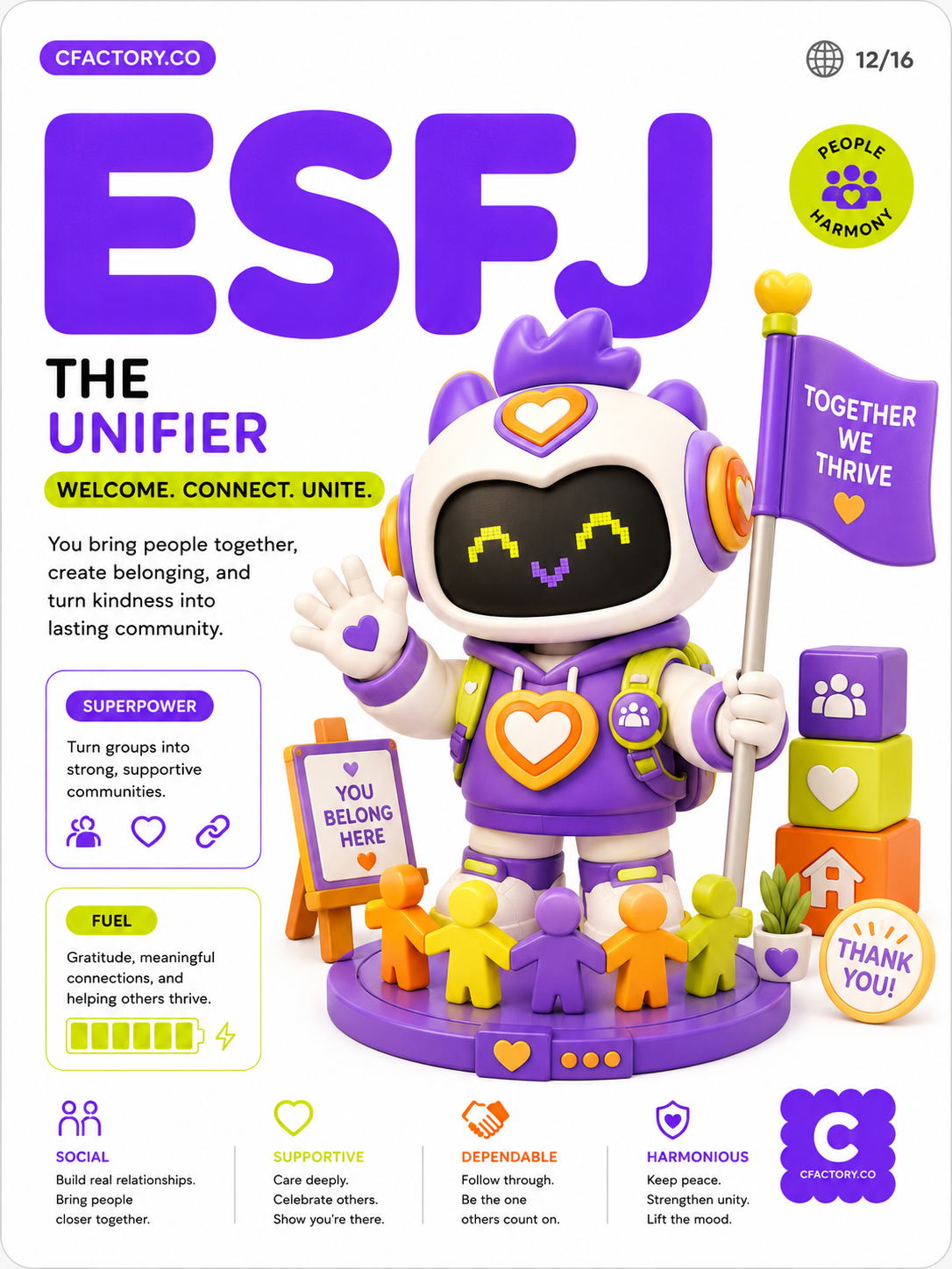 ESFJ — The Unifier