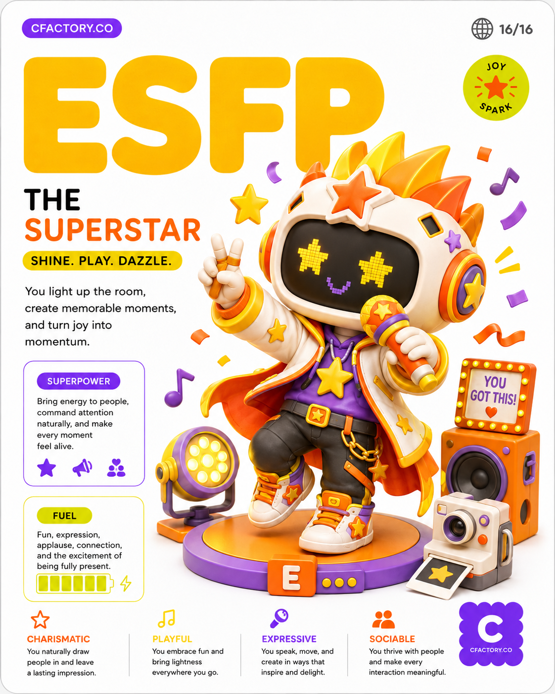 ESFP — The Superstar